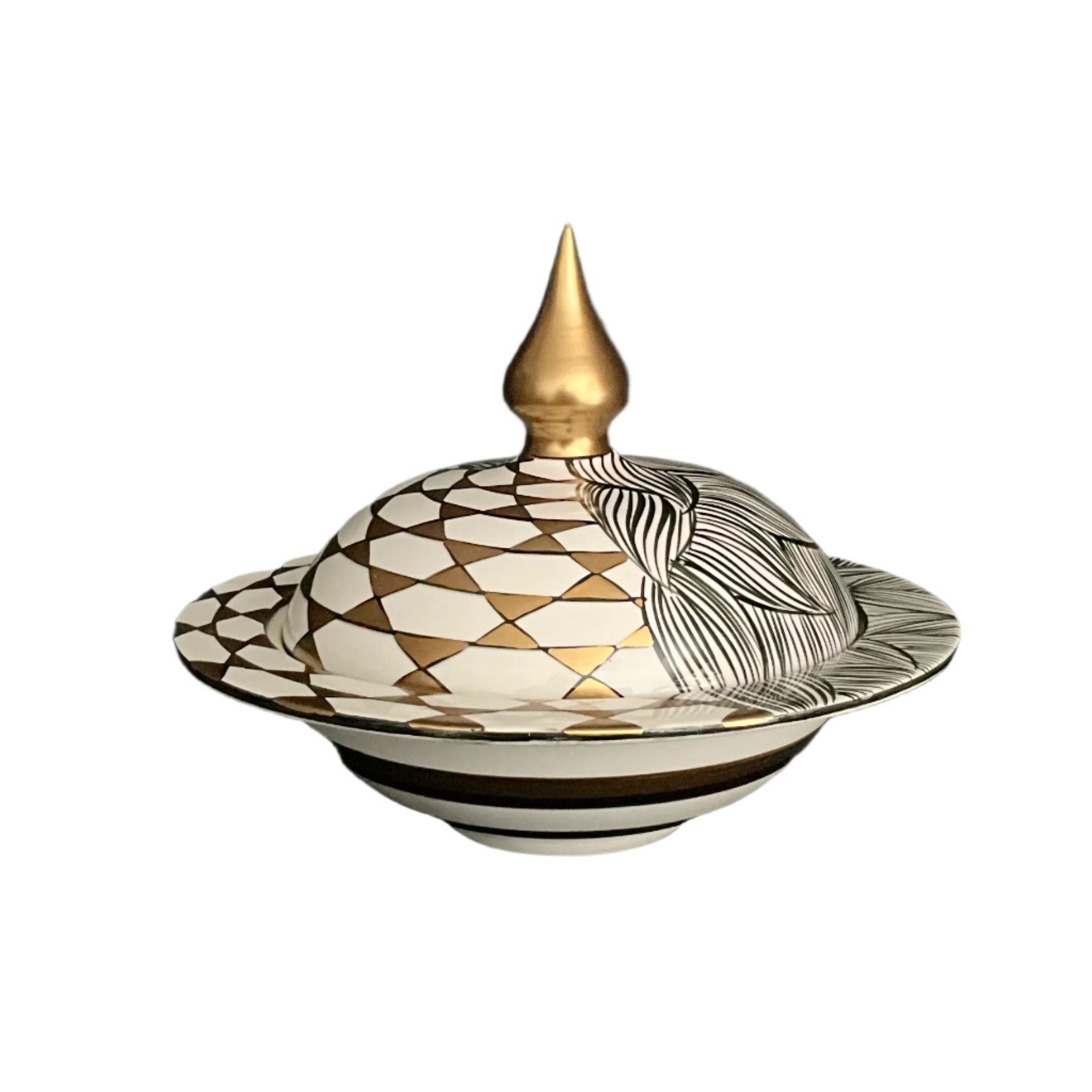 Cloche-Covered Platter