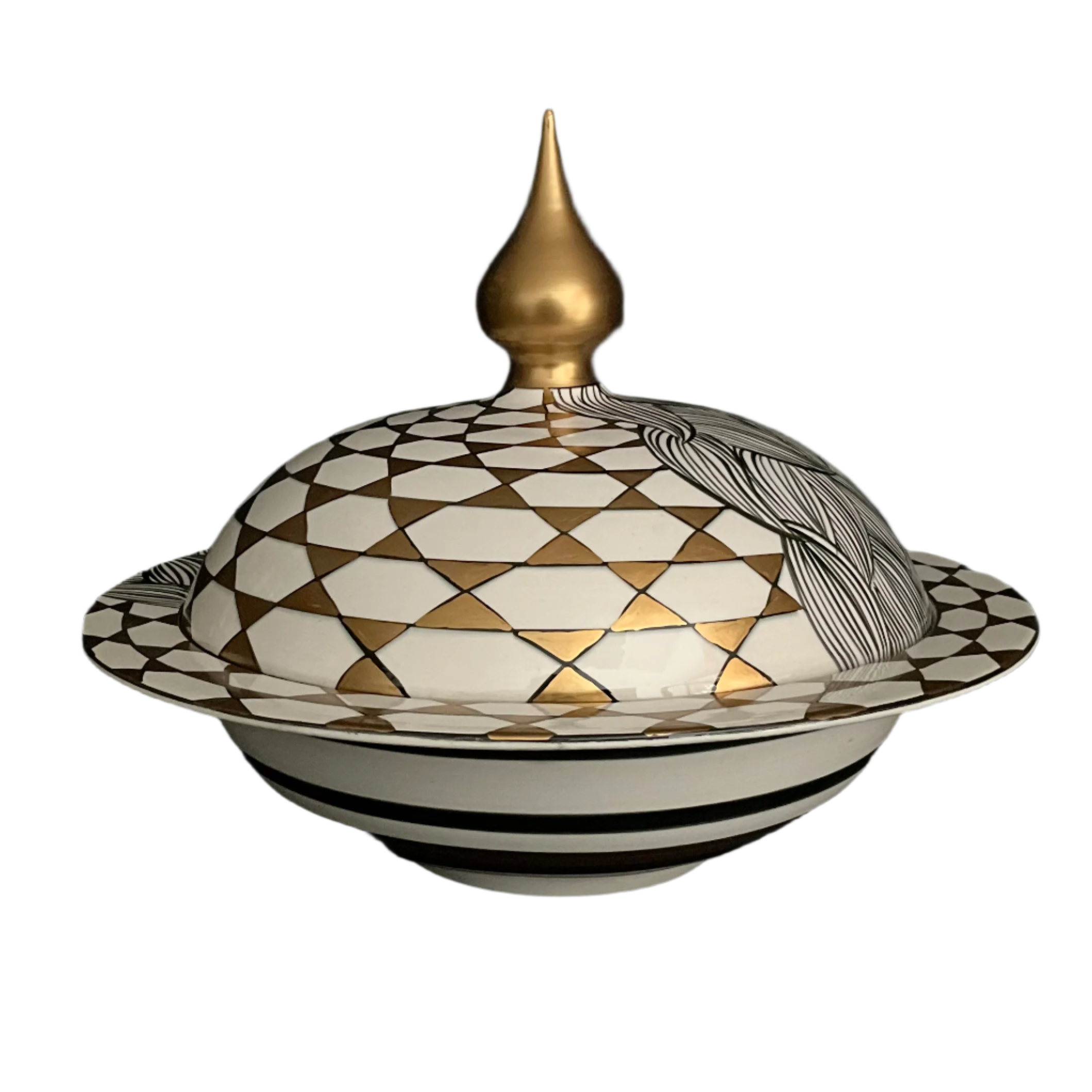 Cloche-Covered Platter