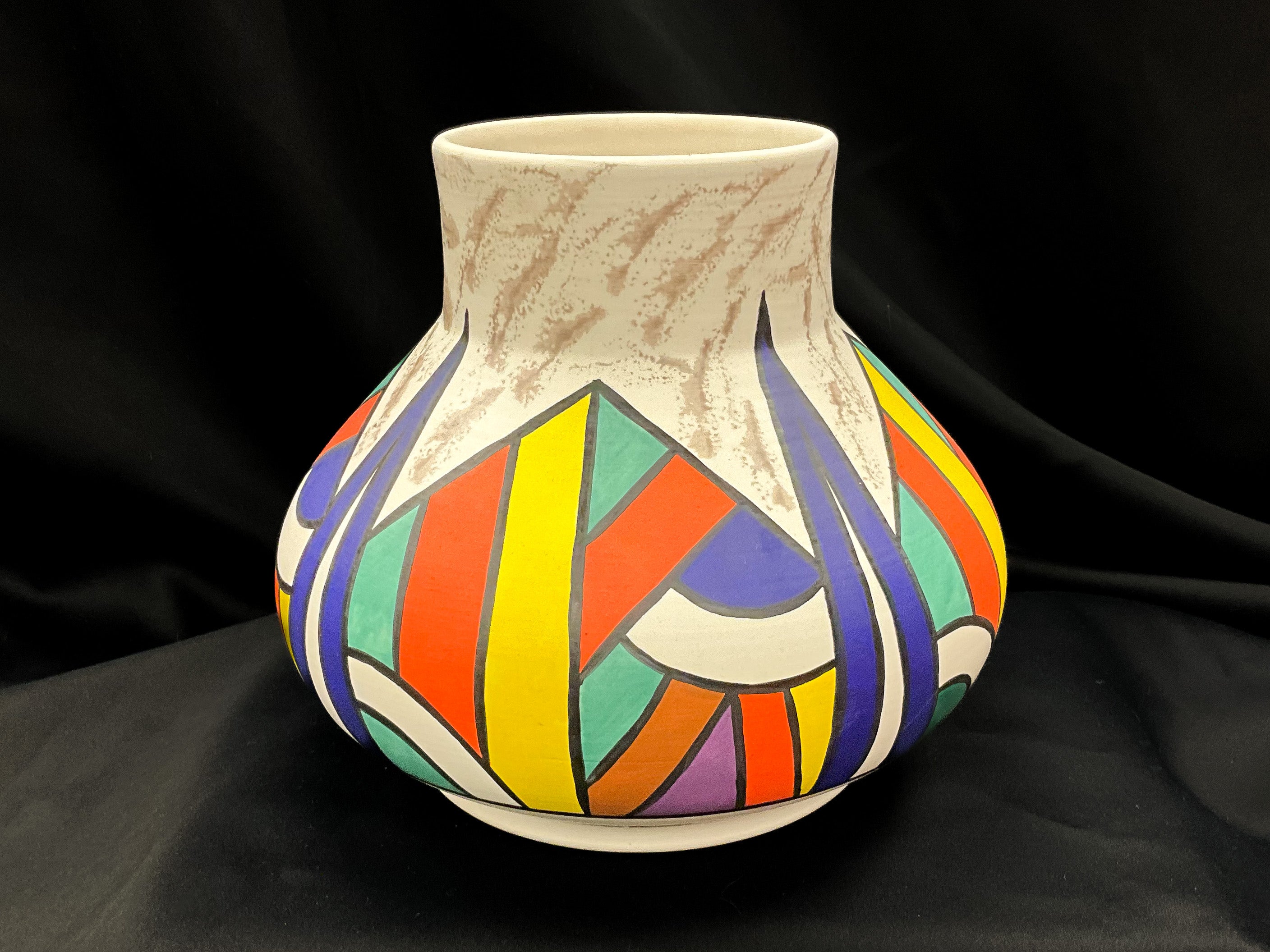 Handmade Ceramic Tombul Vase - 7.5" | SaleenArt USA