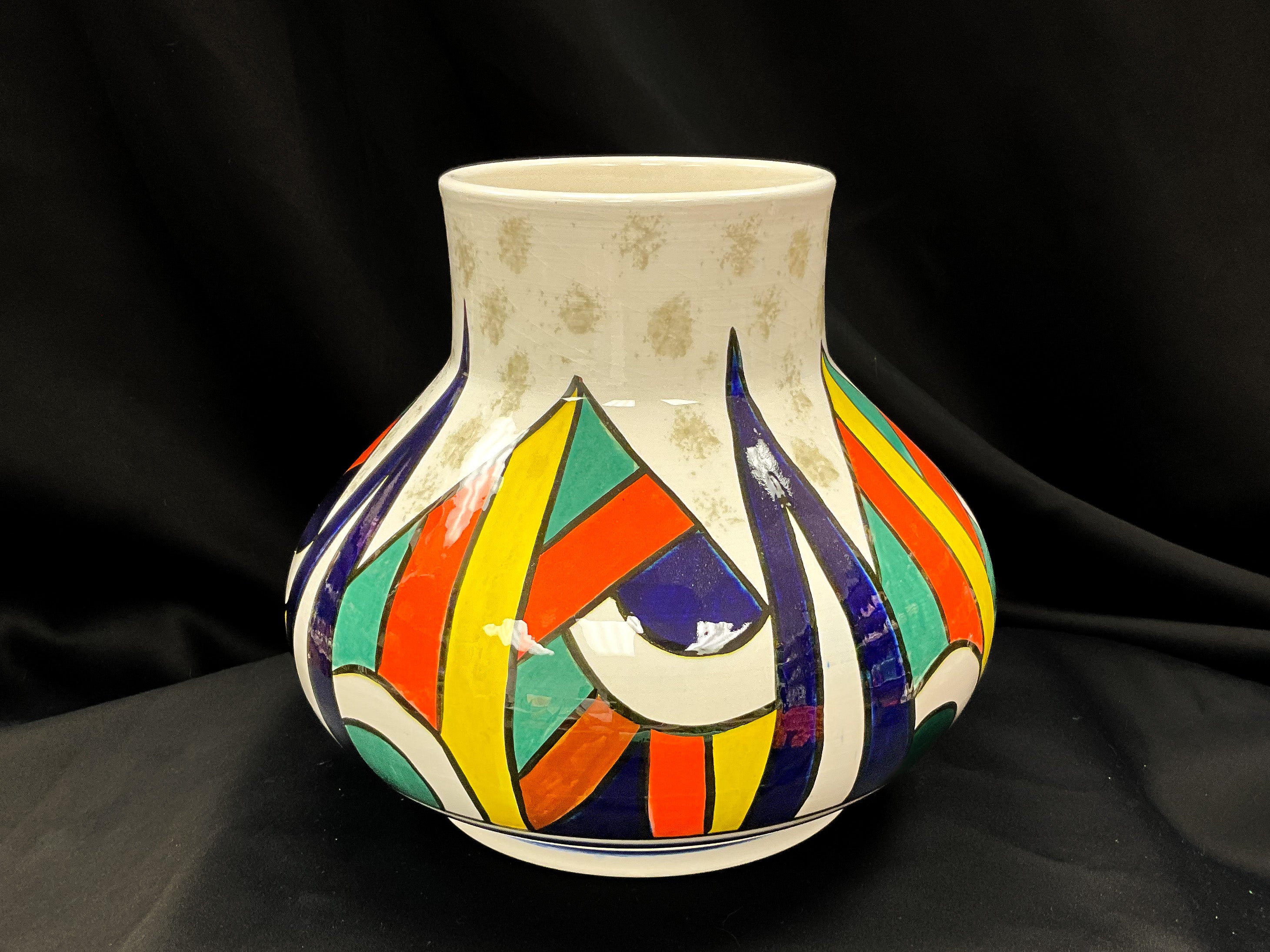 Handmade Ceramic Tombul Vase - 7.5" | SaleenArt USA