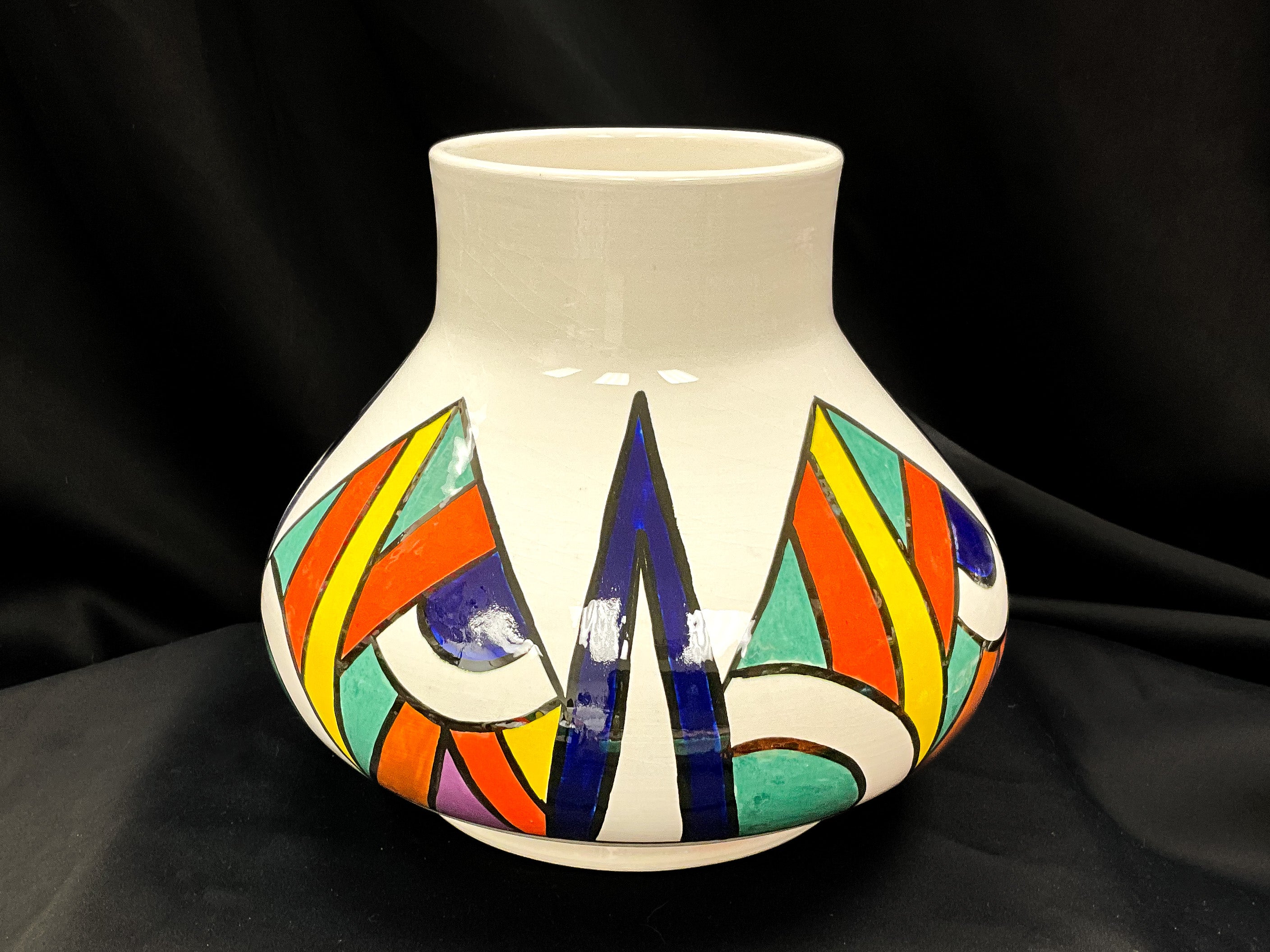 Handmade Ceramic Tombul Vase - 7.5" | SaleenArt USA