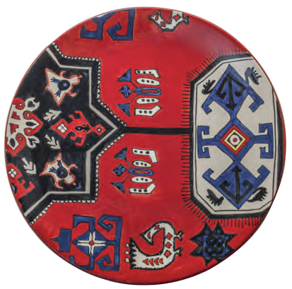 Handmade Ceramic Decorative Plate - 10" | SaleenArt USA