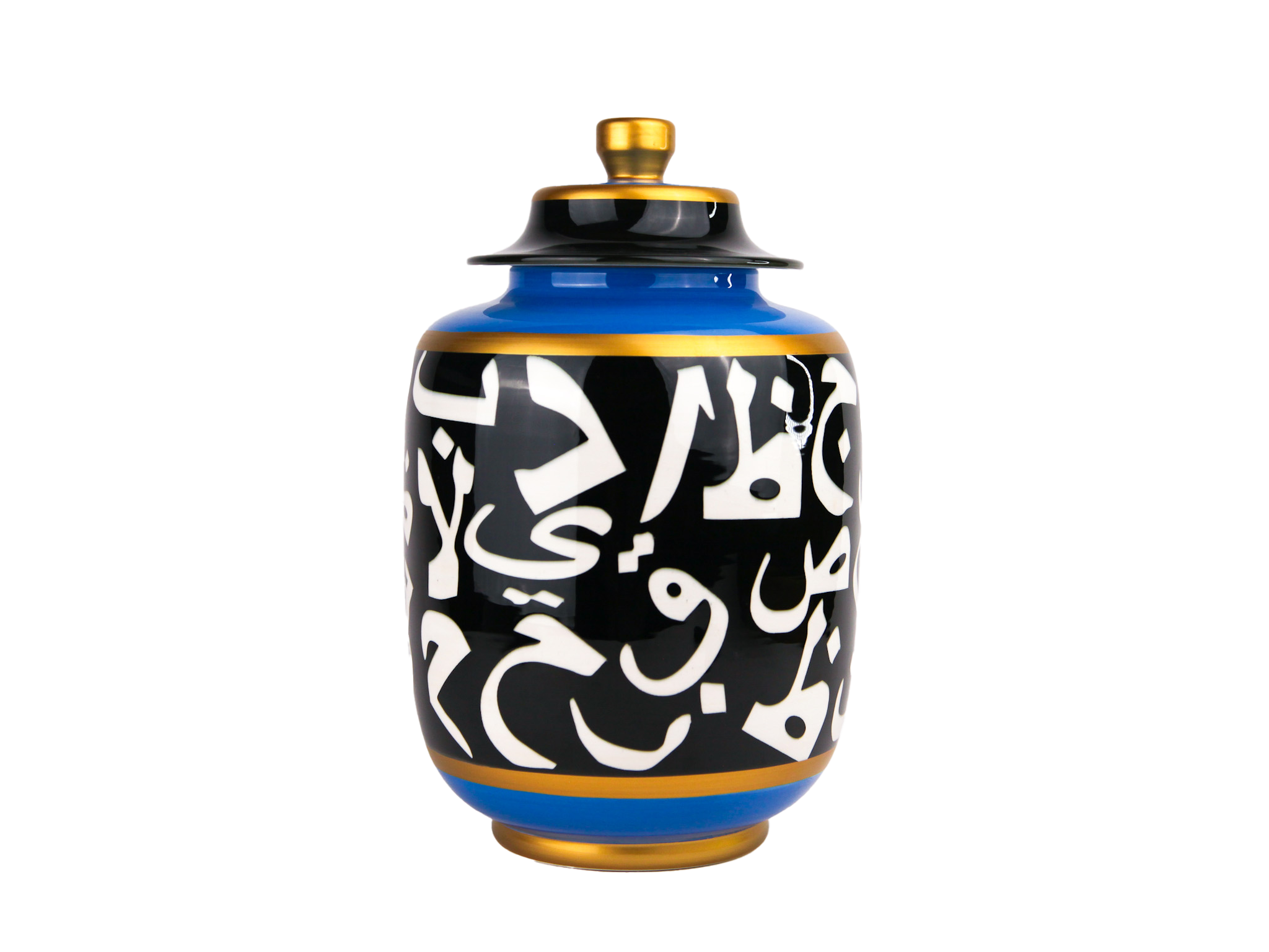 Handmade Ceramic Honey Jar with Lid - 12" | SaleenArt USA