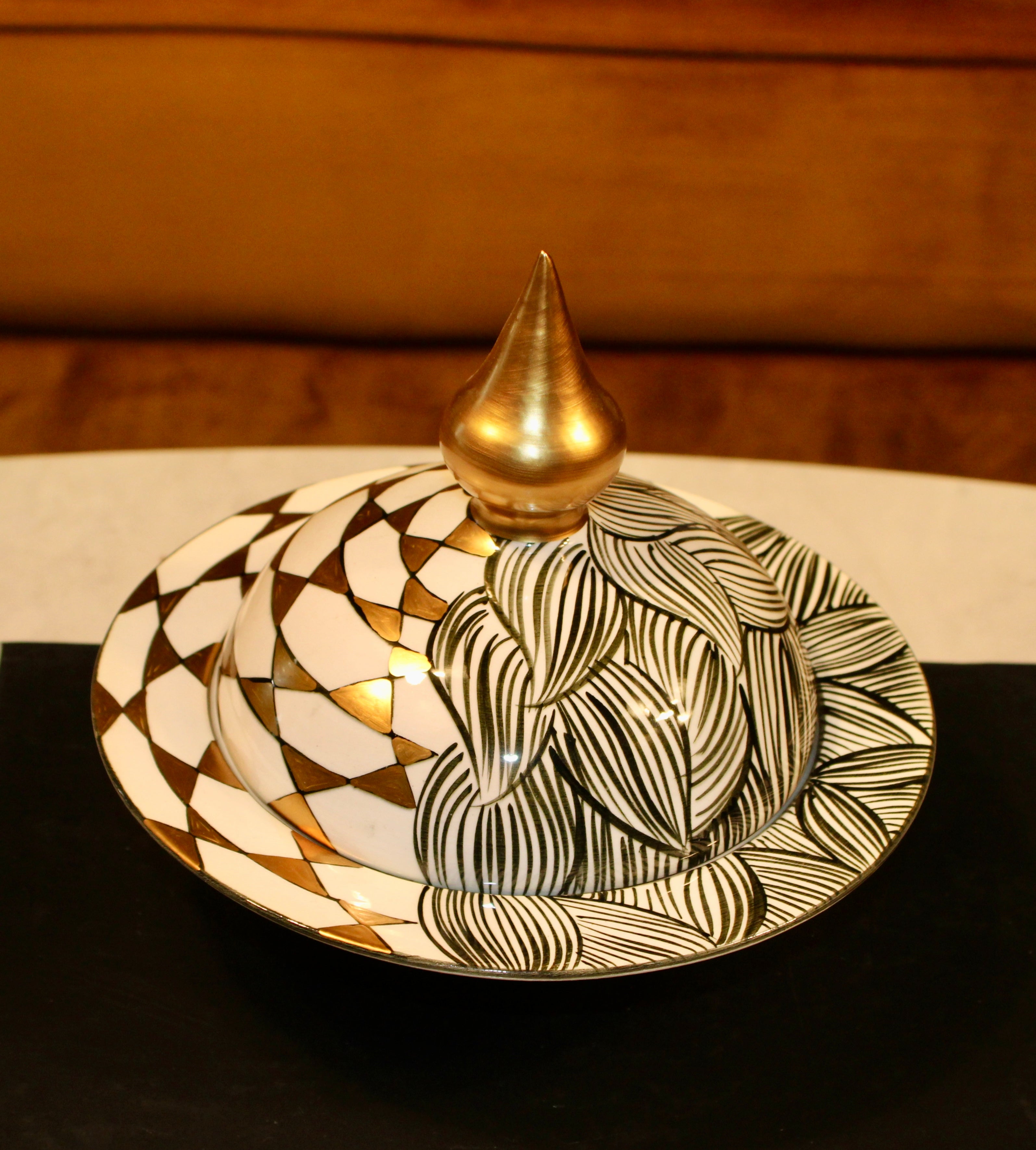 Cloche-Covered Platter