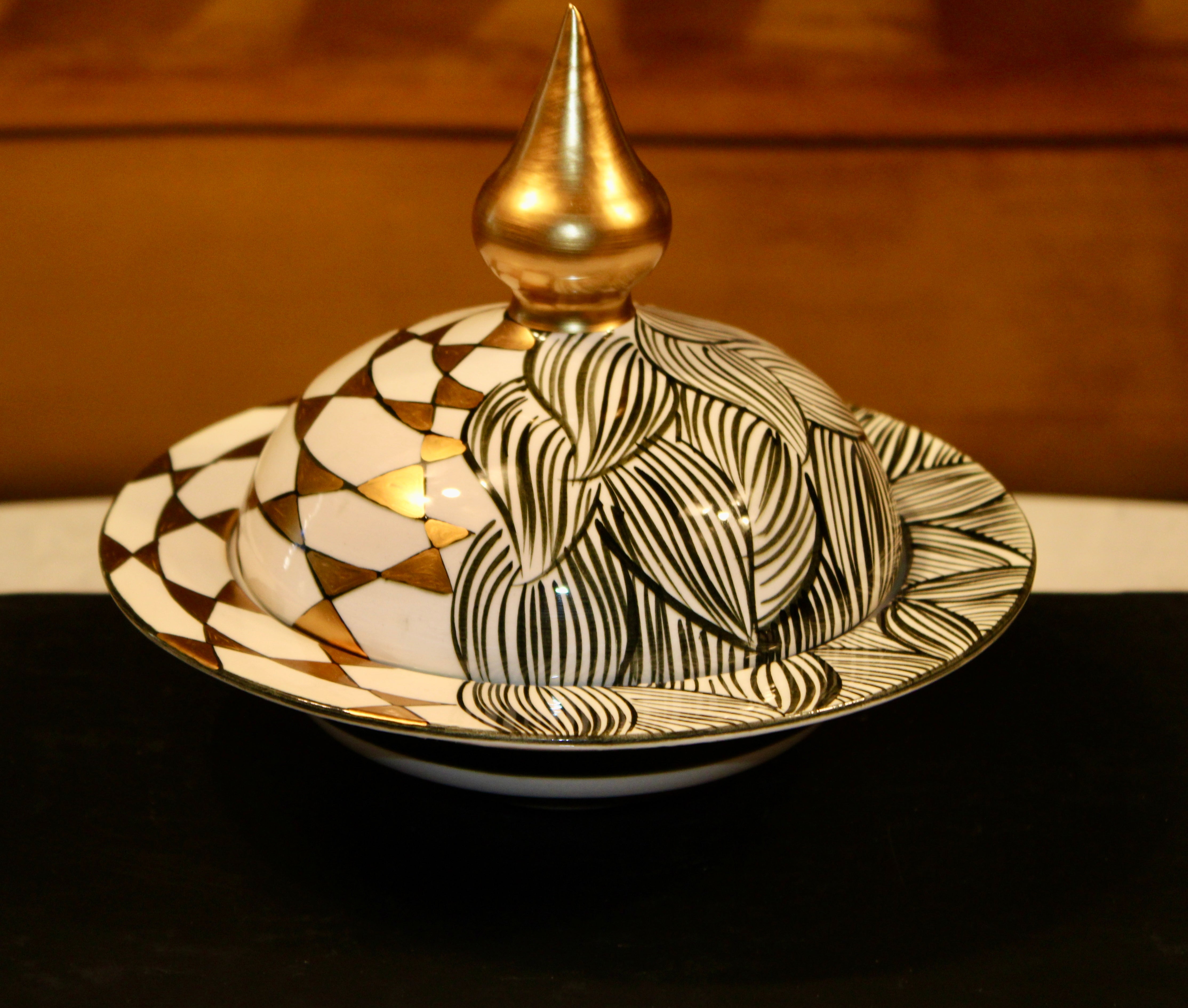 Cloche-Covered Platter