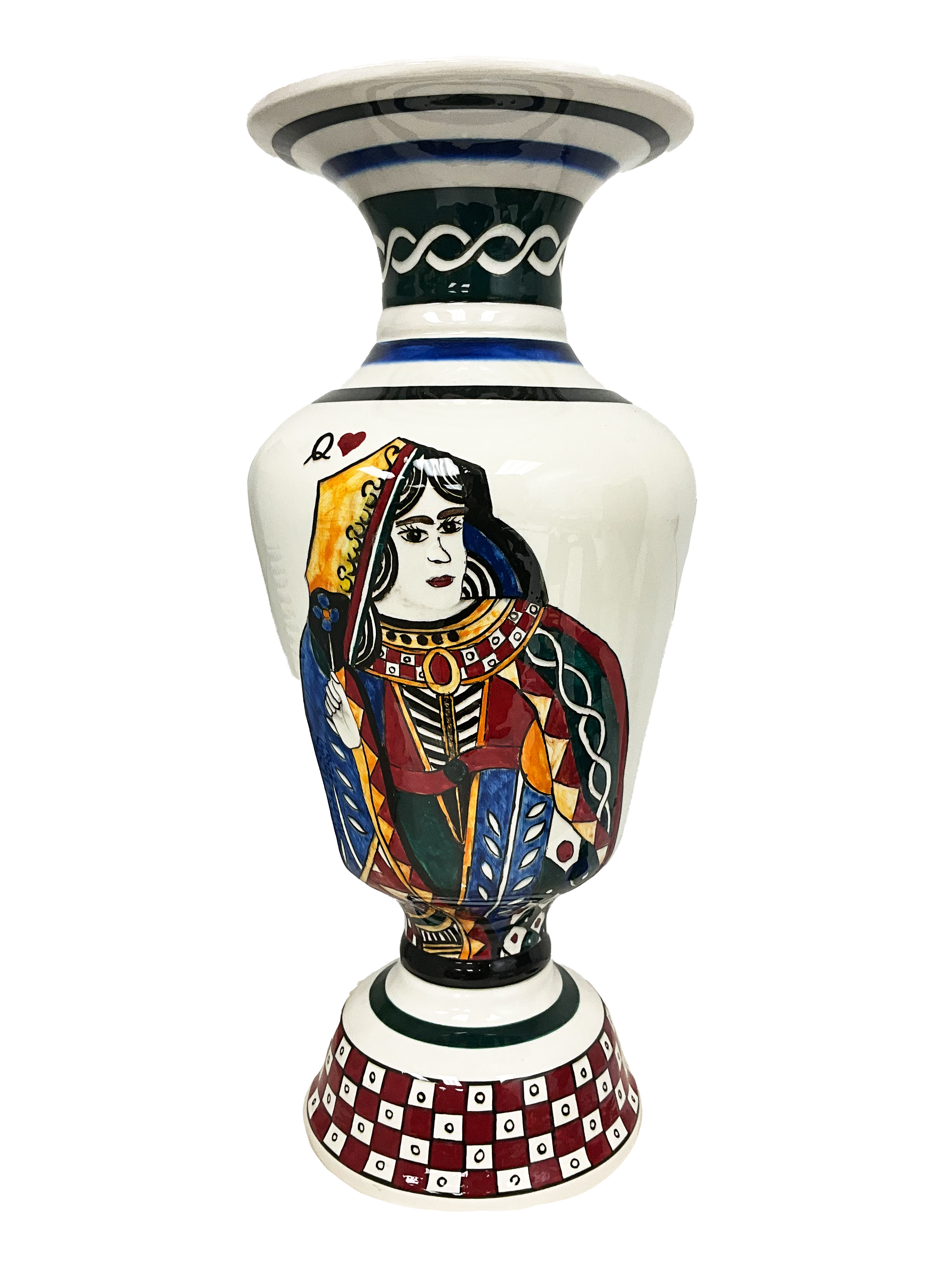 Handmade Classic Ceramic Vase - 19" | SaleenArt USA