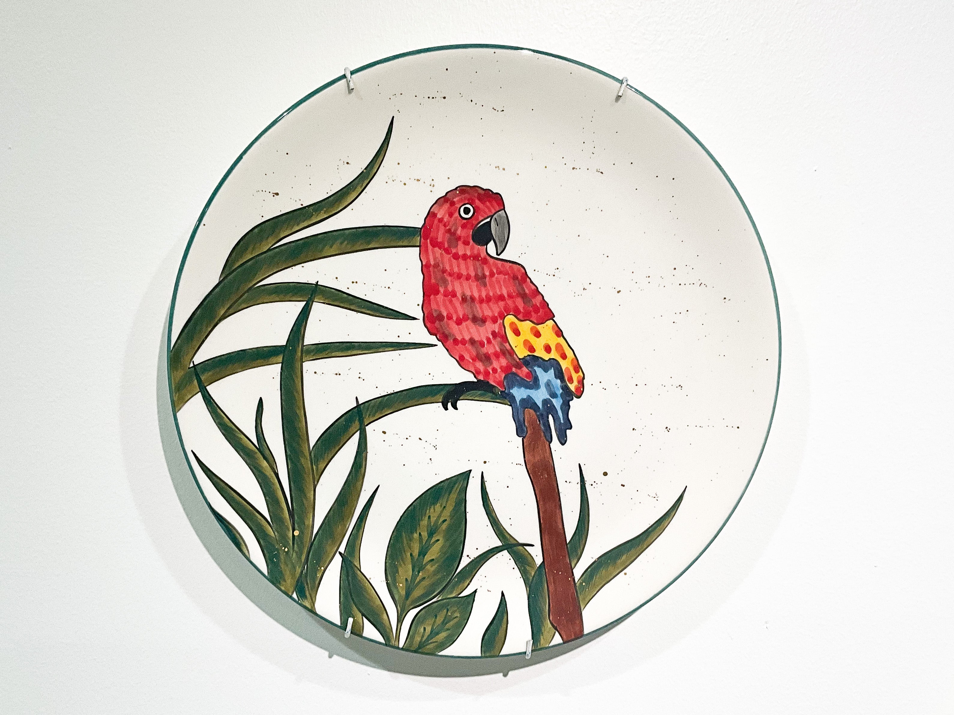 Handmade Ceramic Decorative Plate - 10" | SaleenArt USA